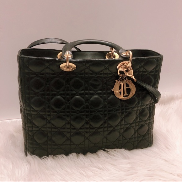 Lady Dior Lambskin Tote Bag | Poshmark